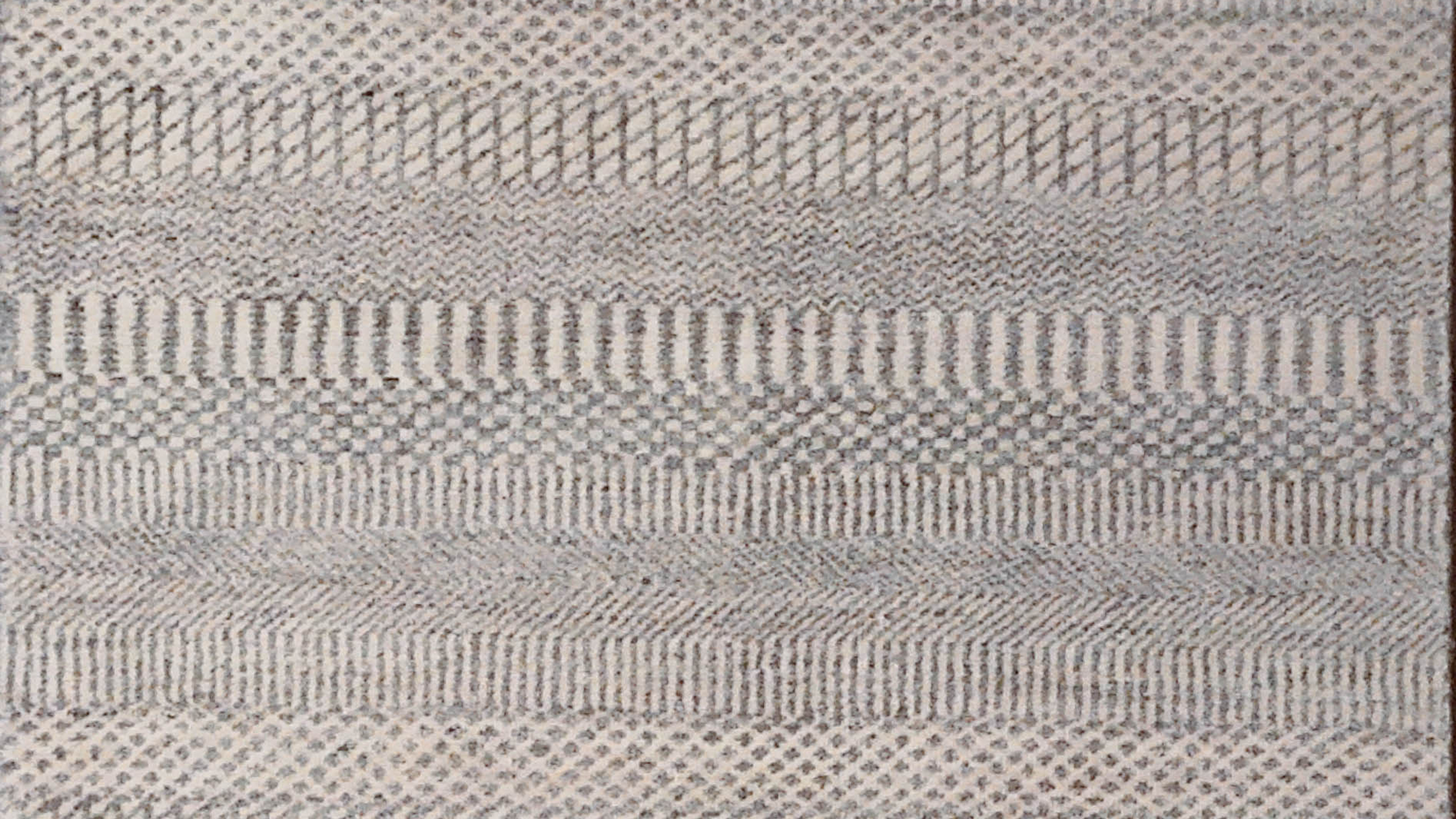 2'7"x18'1" Handmade Wool Indo Savannah Runner Grey - 8658-31