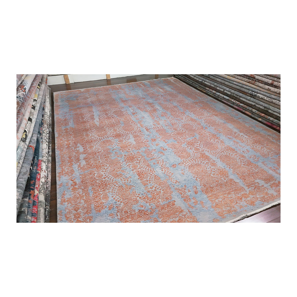 Thumbnail: 9'1"x12'3" Indian Handmade Modern  M7609-26
