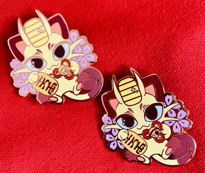 Meowth Enamel Pins