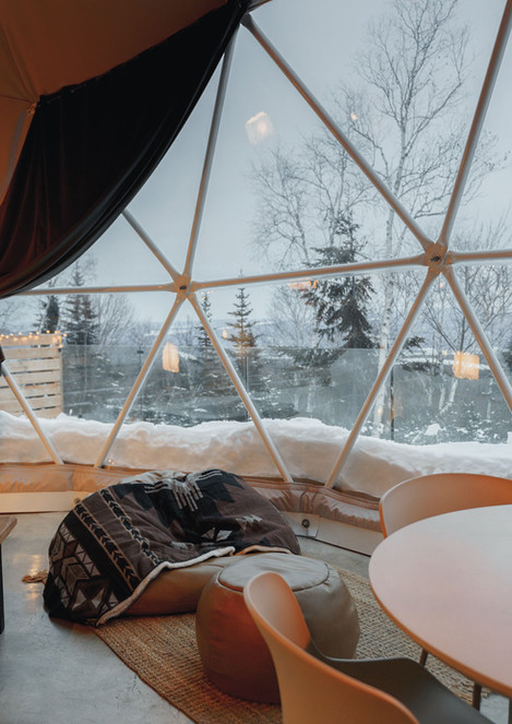 Location dôme tout équipé dans Charlevoix