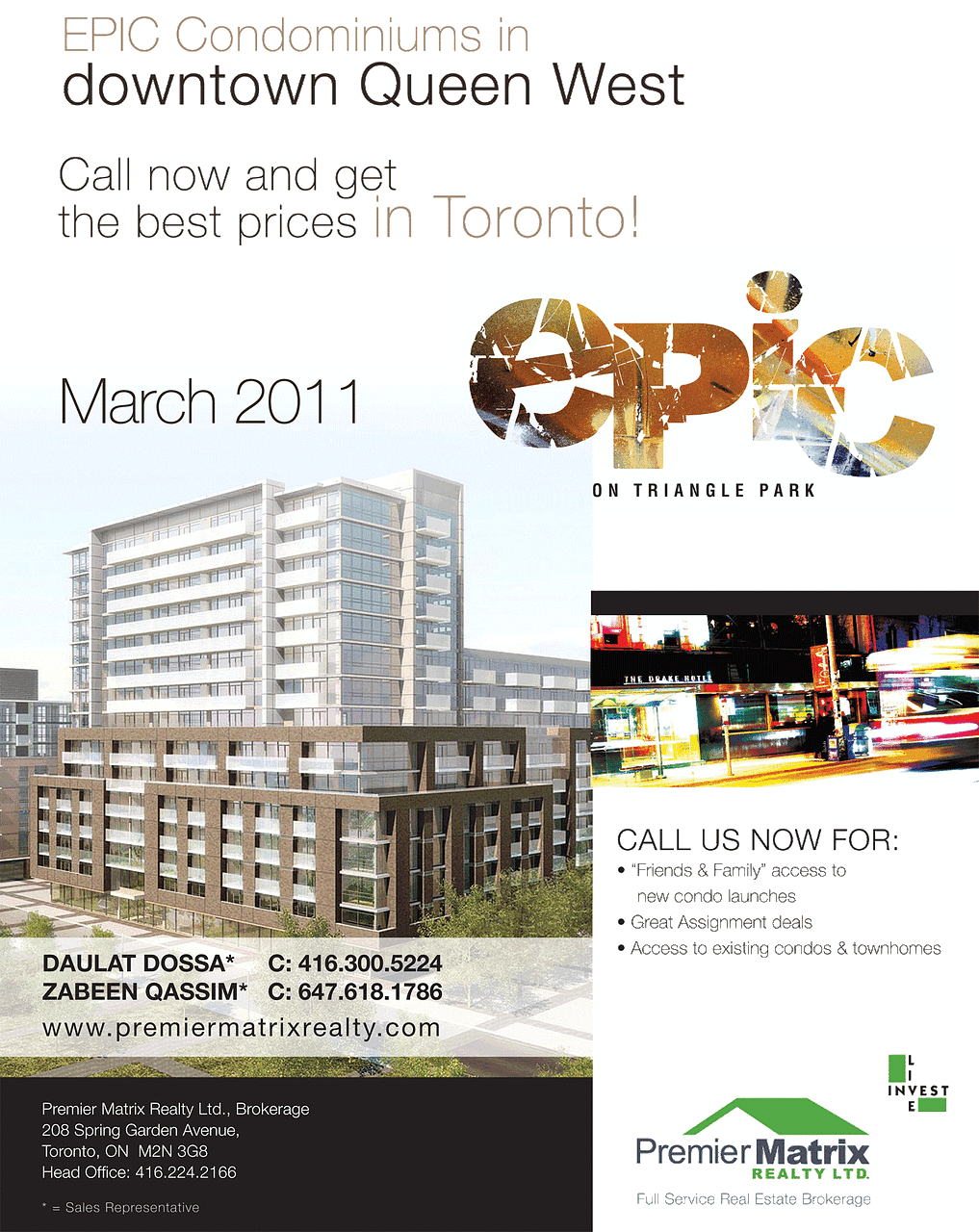 Premier Matrix Epic Condos
