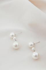 Thumbnail: AMELIE GEORGE - ELLERY - CLASSIC PEARL WEDDING EARRINGS