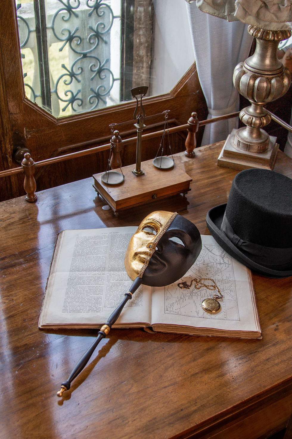 Thumbnail: Male Face with wood handle, B&G