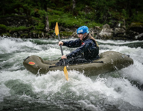 Packrafting. The best outdoor activity in Voss