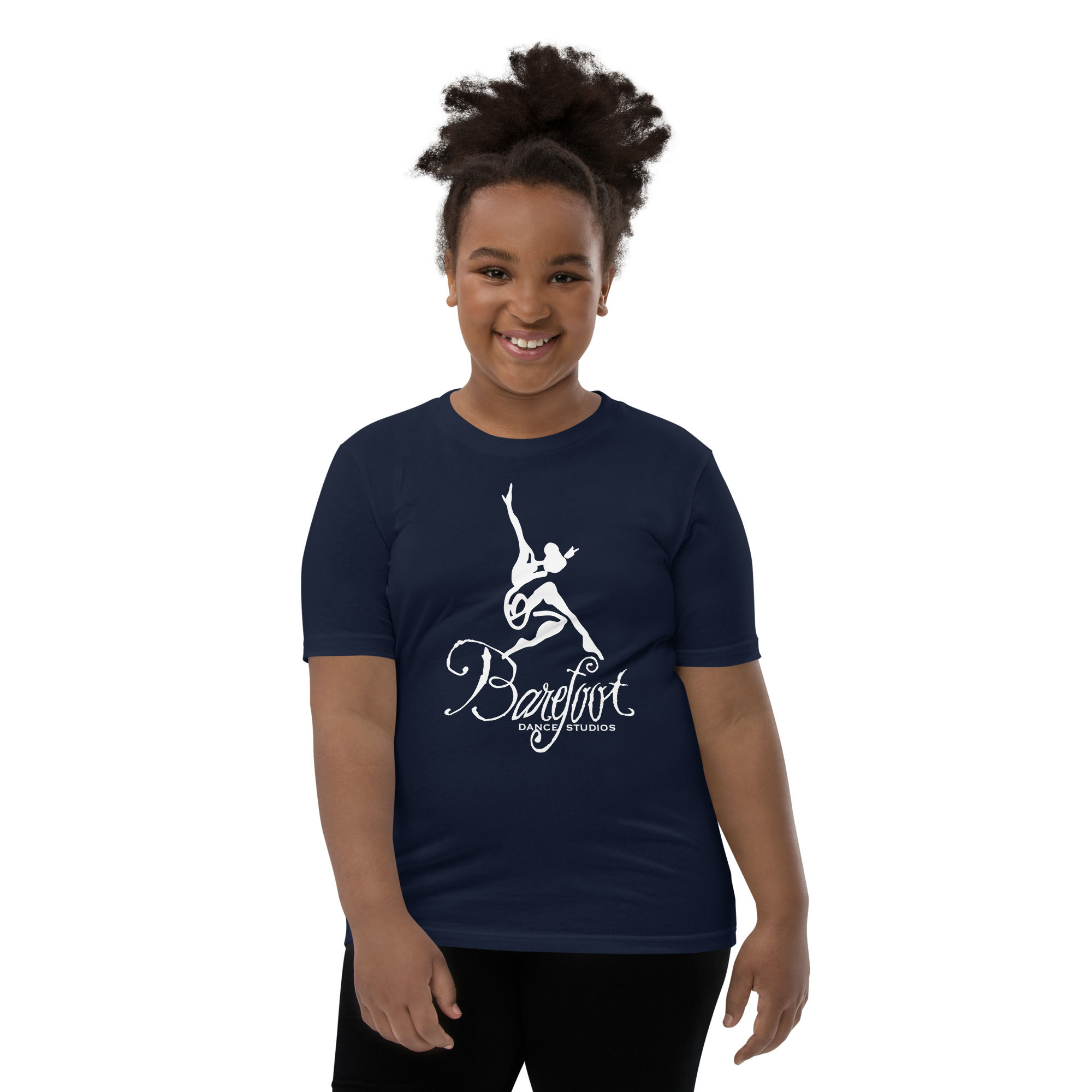 Barefoot Navy Youth Tee