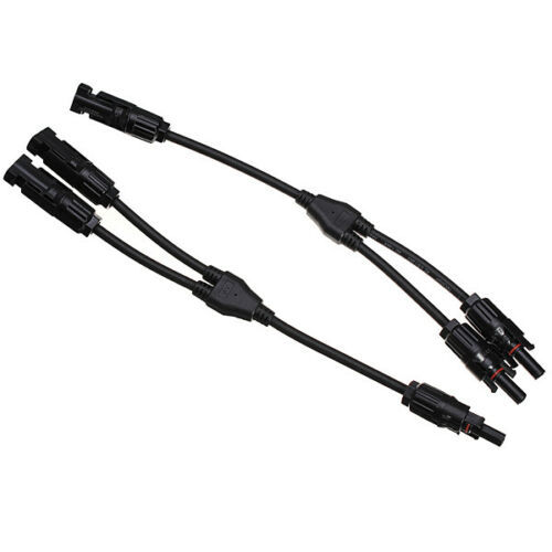 Thumbnail: 2 PAIR Y Connector Cable Plug suits MC4 Inline Solar PV Panel IP67 2 connection