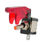 Thumbnail: On/Off Toggle Switch RED LED Light w/ Missile Cover Heavy Duty SPST 12V/20A