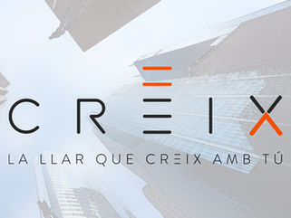 Diseño de logotipos. Diseño de Imagen Corporativa para Creix, empresa de diseño de casas modulares. Desarrollo de casas modulares.