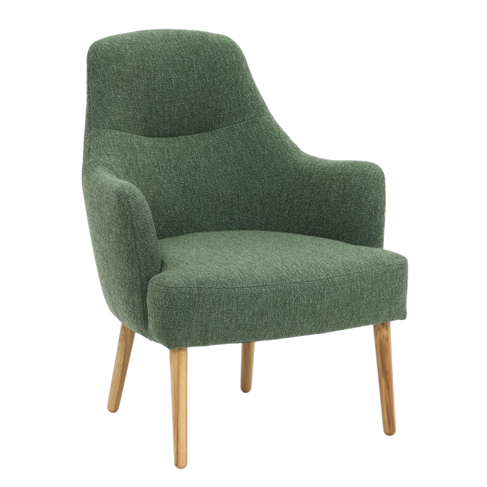 Lumo lepotuoli, Verhoilu: Muru 390 -kangas, Jalat: Tammi