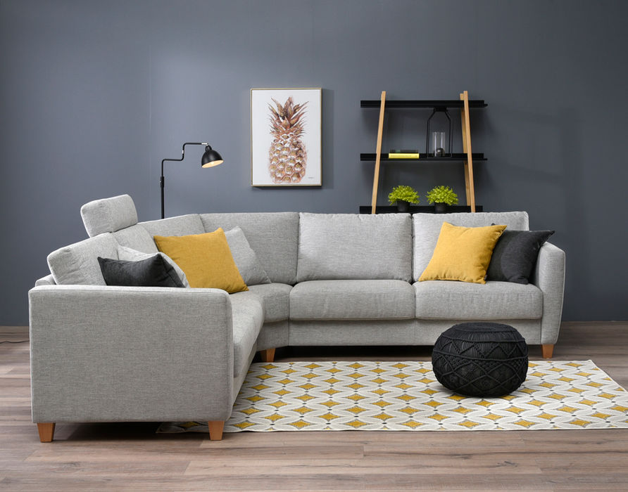 Multico kulmasohva, Verhoilu: Clever 173 -kangas, Jalat: 104/9 LV