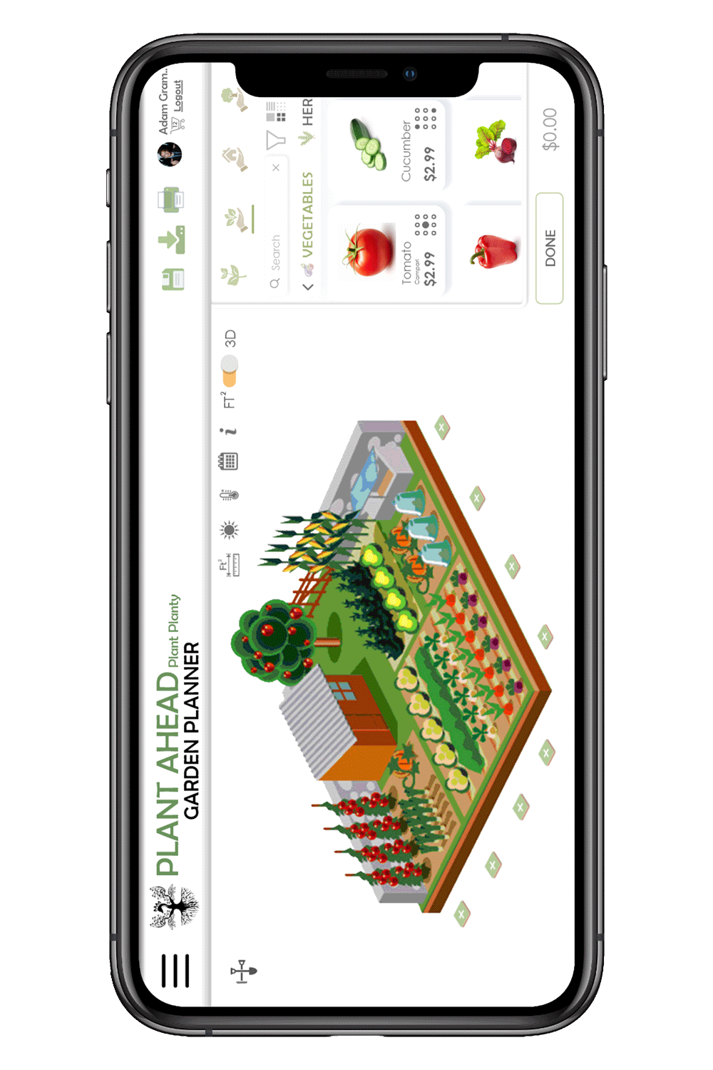 Plant Ahead App of Plant Plenty