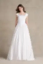 M802NC By Allure Modest at Mary's Bridal Utah