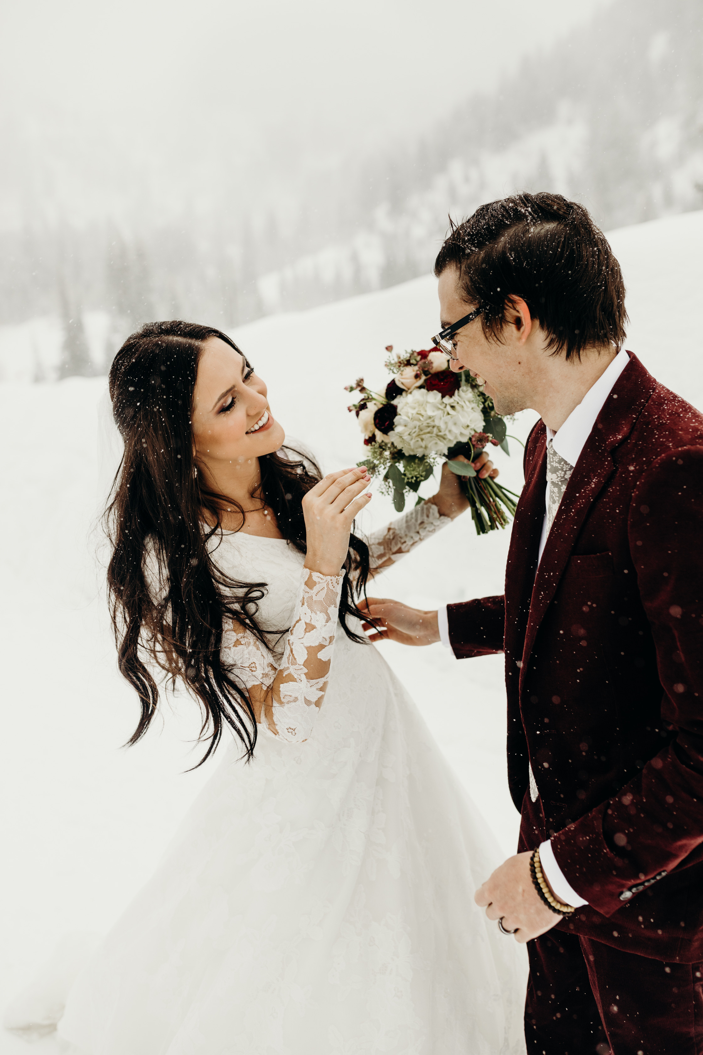Amanda Jones and Groom
