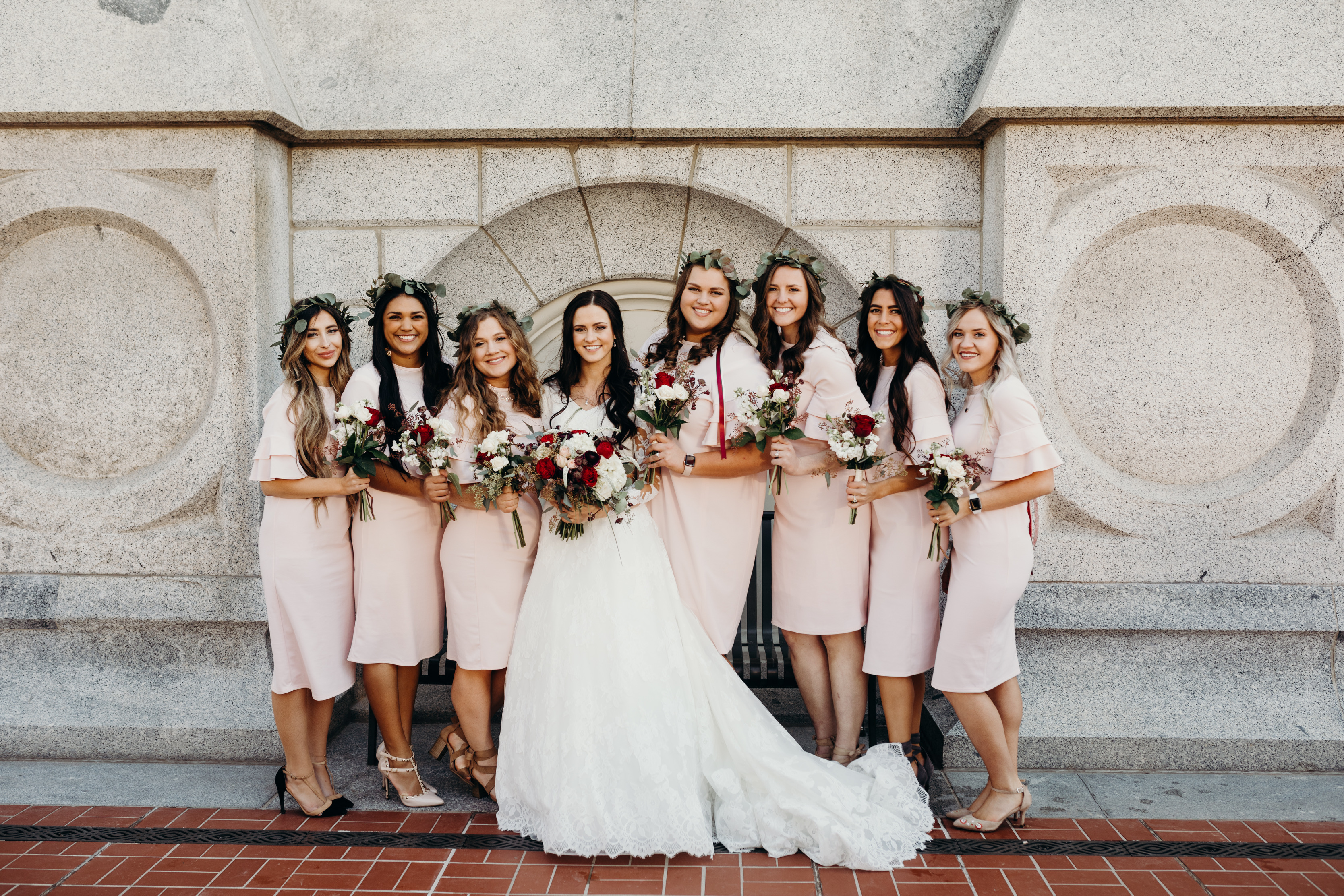 Amanda Jones and Bridesmaids