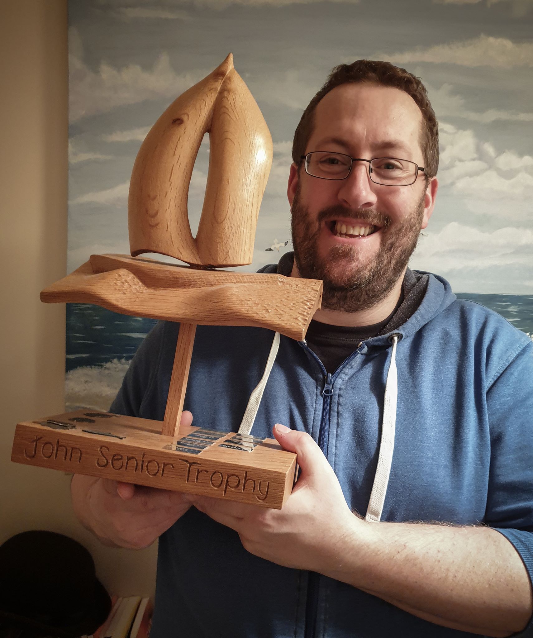 Ben with John Senior Trophy