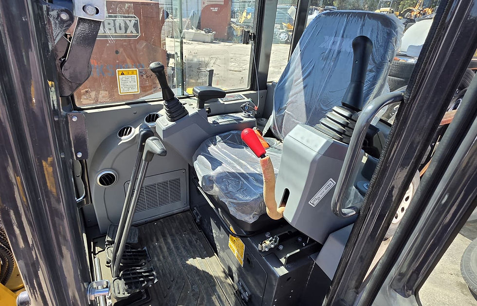 Thumbnail: 2024 XCMG XC35U enclosed cab a/c mini excavator