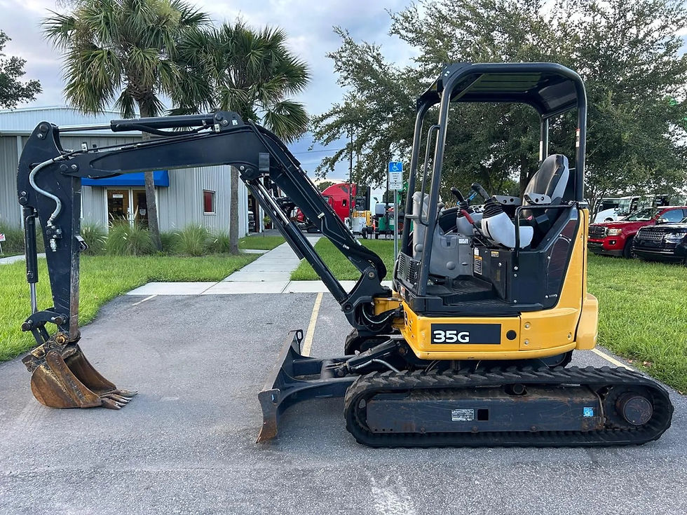 Thumbnail: 2021 John Deere 35G Mini excavator