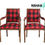 Thumbnail: Lumber Jack Plaid Set of Chairs