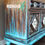 Thumbnail: Aqua Dipped Carved Scroll Credenza