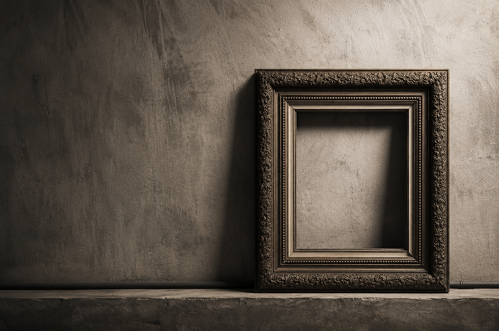 frame on a wall