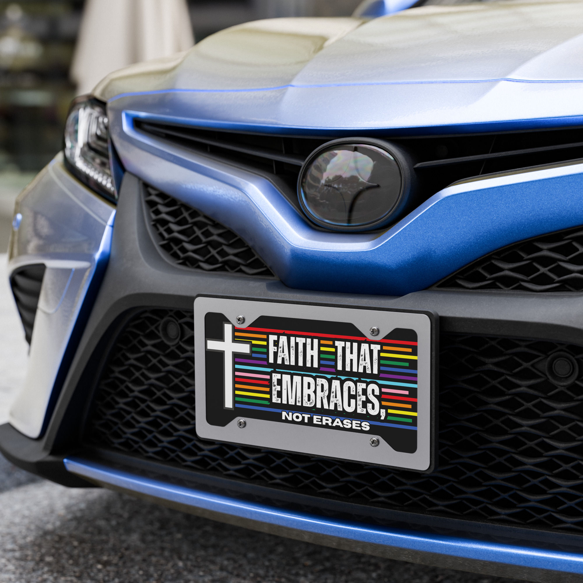 Faith that Embraces - Vanity license plate