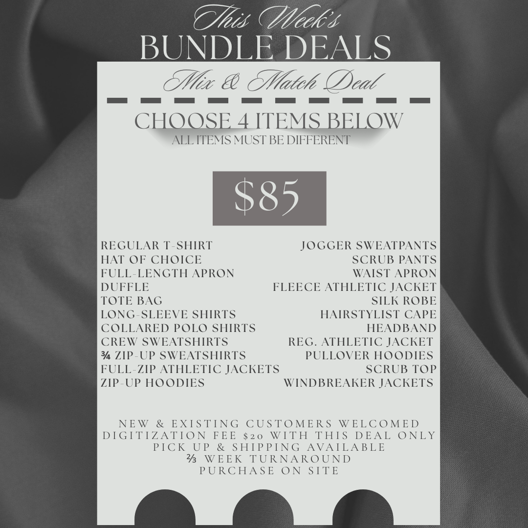 WEEKLY BUNDLE DEAL- MIX & MATCH