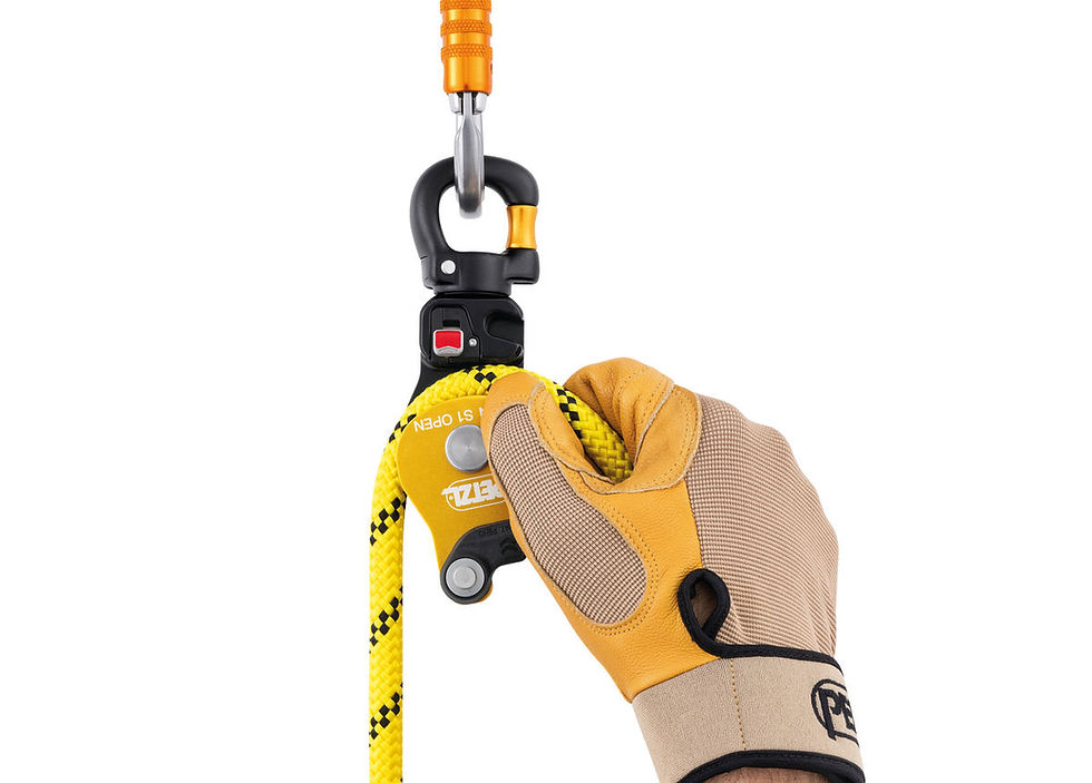 Thumbnail: SPIN S1 OPEN, Very high efficiency, compact single pulley with gated swivel