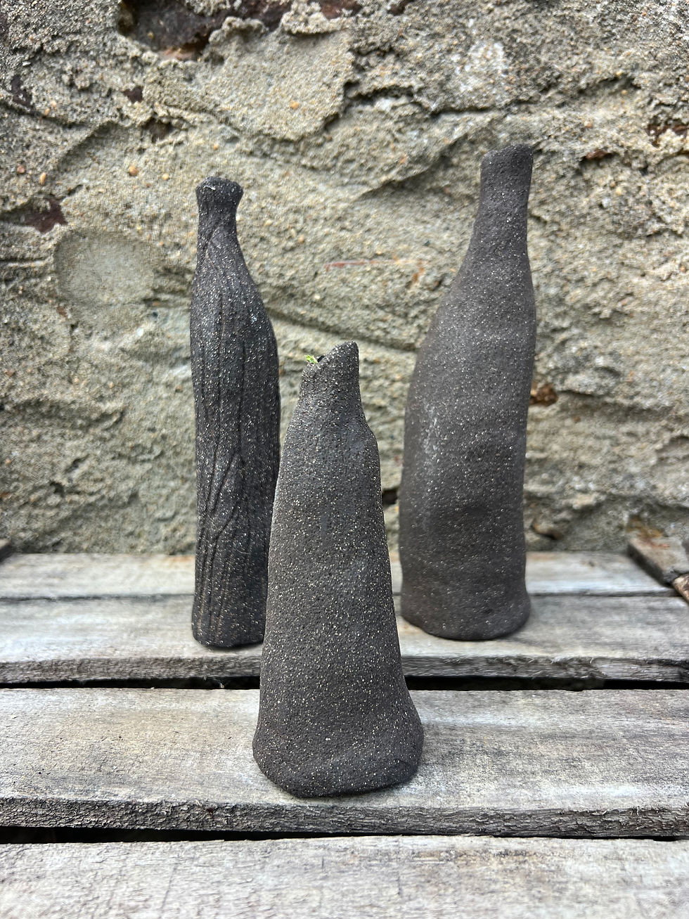 Miniature : 3 vases organiques