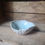 Miniature : Petit bol irrégulier en grès émaillé  en grès émaillé, turquoise et blanc