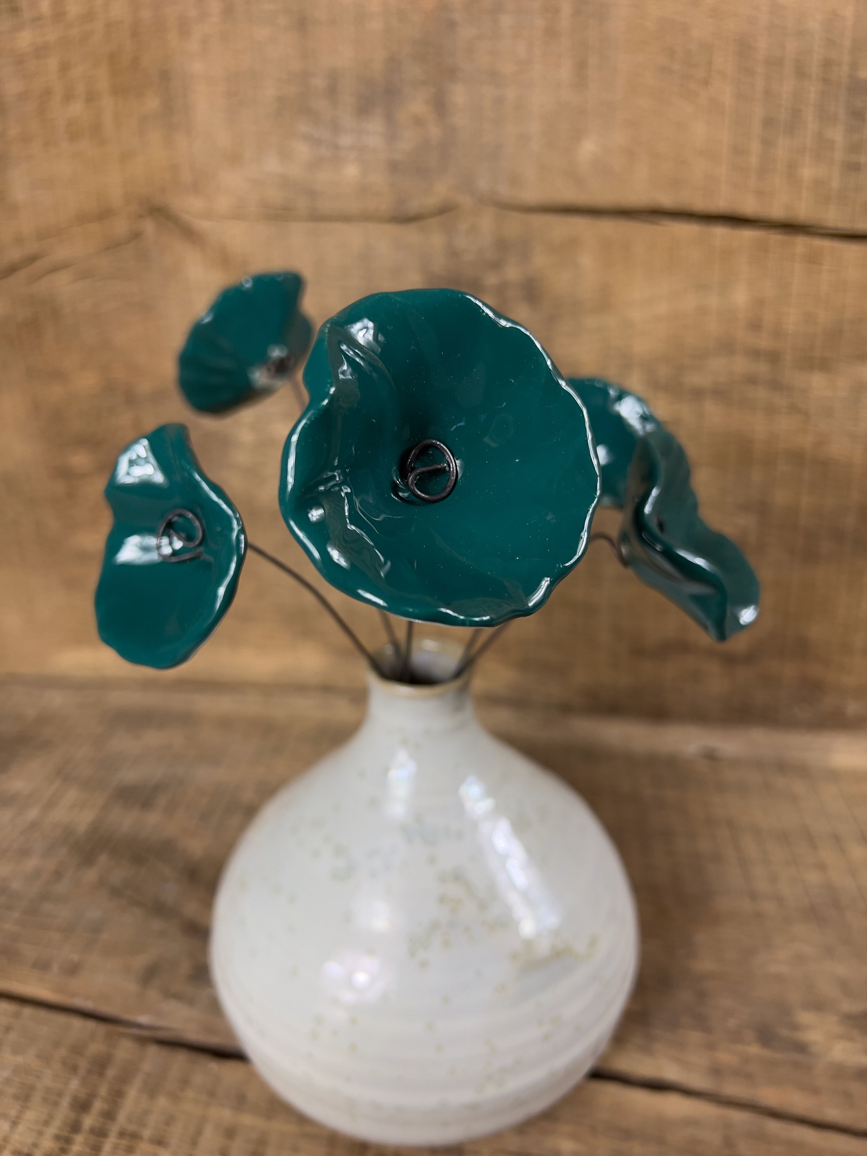 Fleur verte foncé