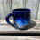 Miniature : Tasse avec  anse , émail Gris bleu et bleu foncé