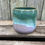Miniature : Tasse avec  anse , émail rose, blanc et vert