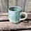 Miniature : Tasse avec  anse , émail  blanc et turquoise