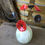 Miniature : 6 fleurs rouges et noires