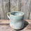 Miniature : Tasse avec  anse , émail blanc et vert