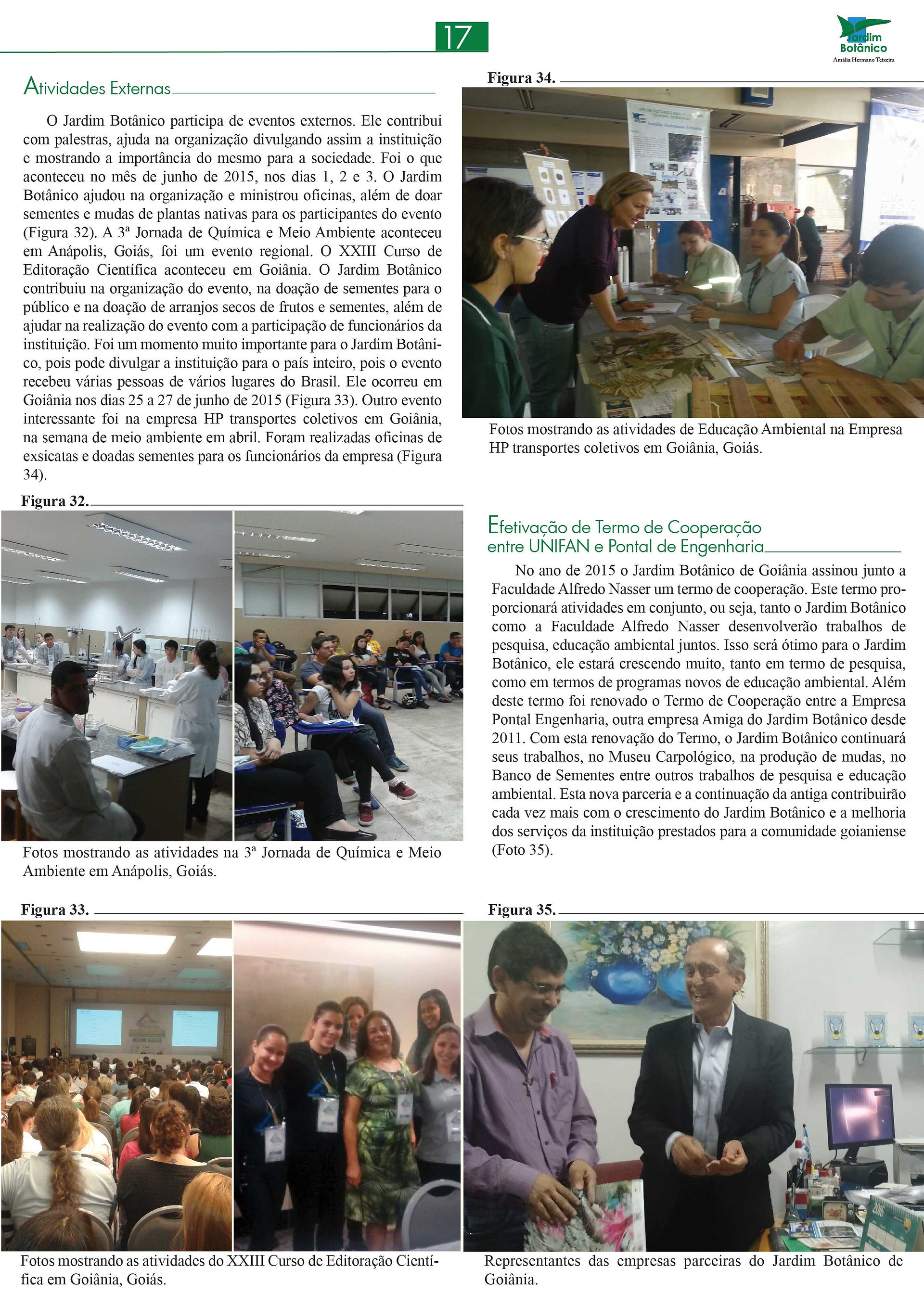Jardim Botânico Amália Hermano Teixeira - Informativo - 2016