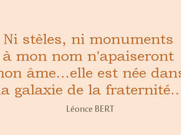 Fraternité...