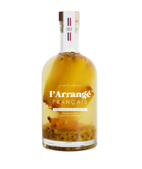 Rhum arrangé ananas victoria, fruit de la passion