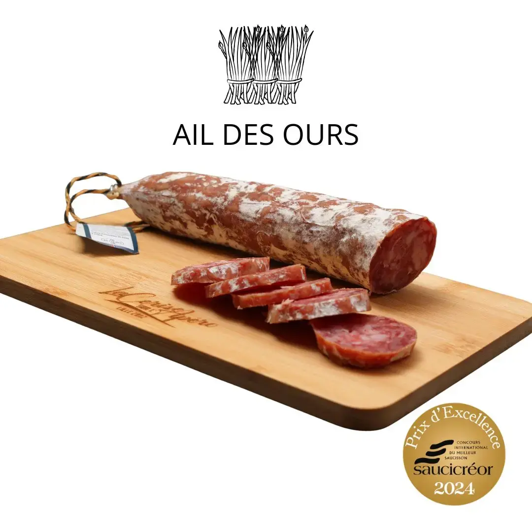 Saucisson d'Auvergne à l'Ail des ours