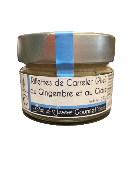 Rillettes de carrelet (plie) au gingembre et au cidre