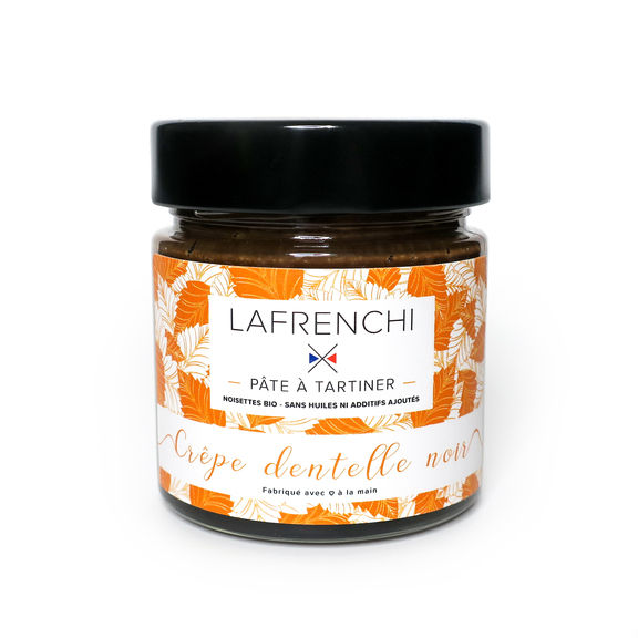 Pâte à tartiner crêpe dentelle chocolat noir