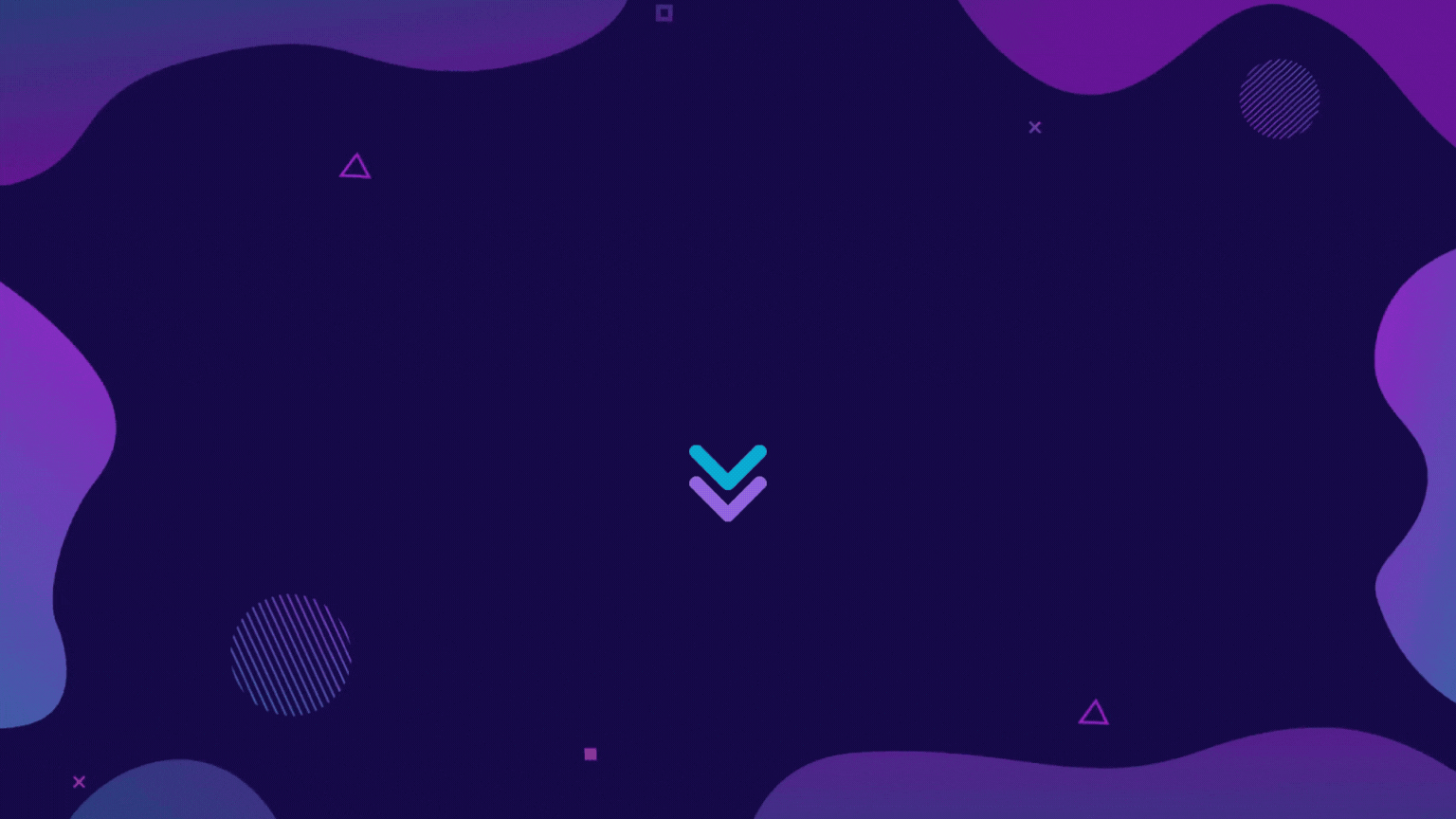 Purple and Navy Blue Animated Background and Neon Typography Twitch Offline Banner (1).gif