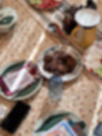 Table top shot of a mughal dish