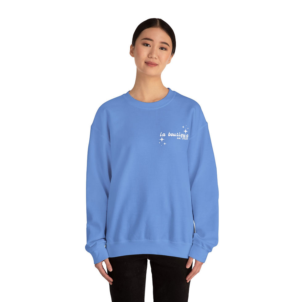 Thumbnail: In my Great Hair era (white script)-Unisex Heavy Blend™ Crewneck Sweatshirt
