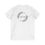 Thumbnail: Pretty La Boutique White Unisex Jersey Short Sleeve V-Neck Tee