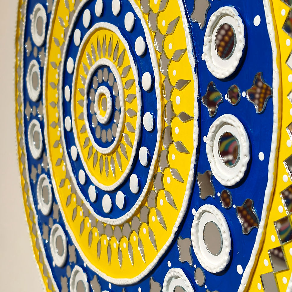 Thumbnail: Luxury Lippan & Mud Art piece wall hanging home decor Item