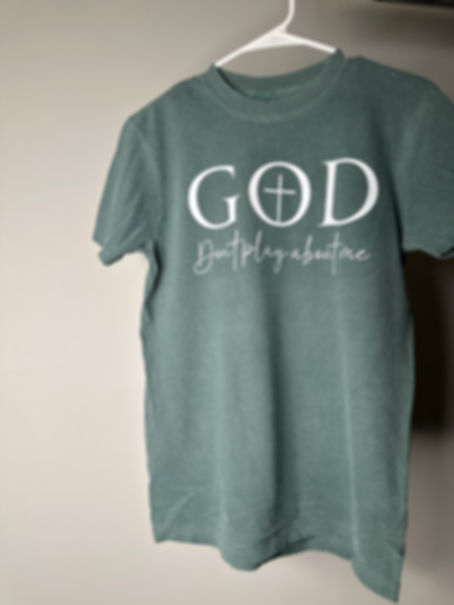 ‘God don’t play about me’ Tee