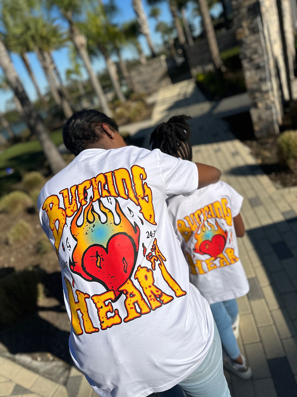 Thumbnail: Adult “Burning Heart” Tee