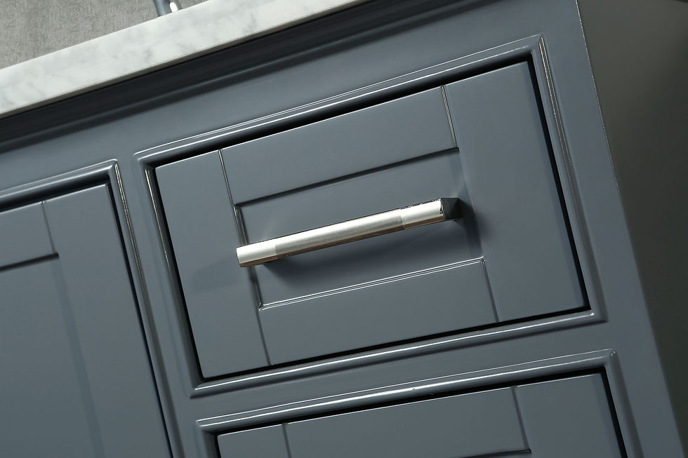 Thumbnail: Newport Grey 36" Single Sink Vanity with Mirror