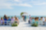 Longboat Key Wedding Photographer, beach front wedding ceremony at the Longboat Key Club